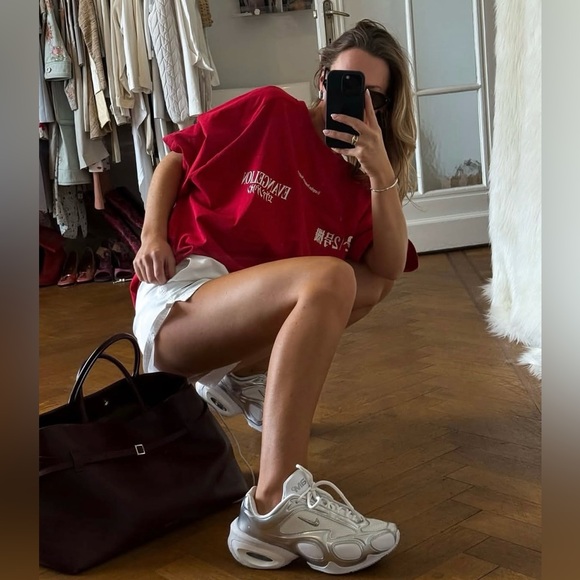 Nike Shoes - Nike 💅✨ Air Max Muse Y2K Runner White Metallic Silver Shoes FV1920-100 7.5 9 9.5